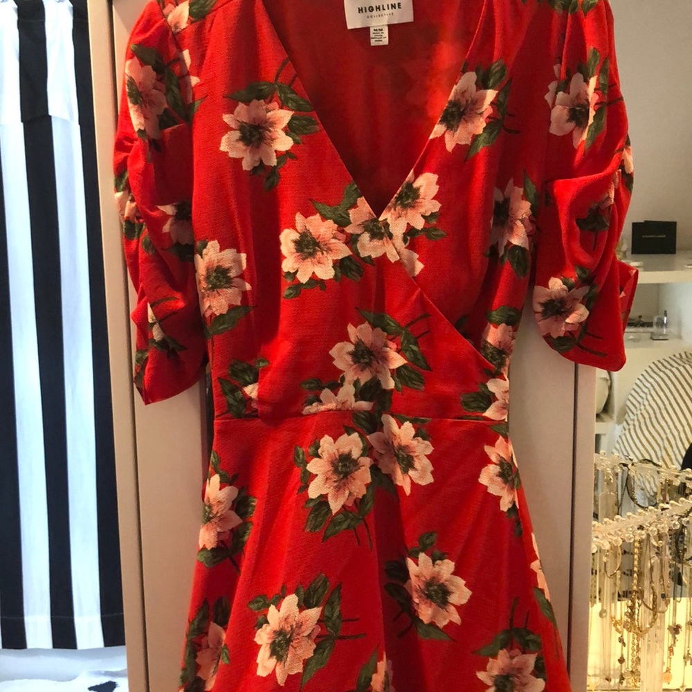 Floral Wrap Dress- Highline